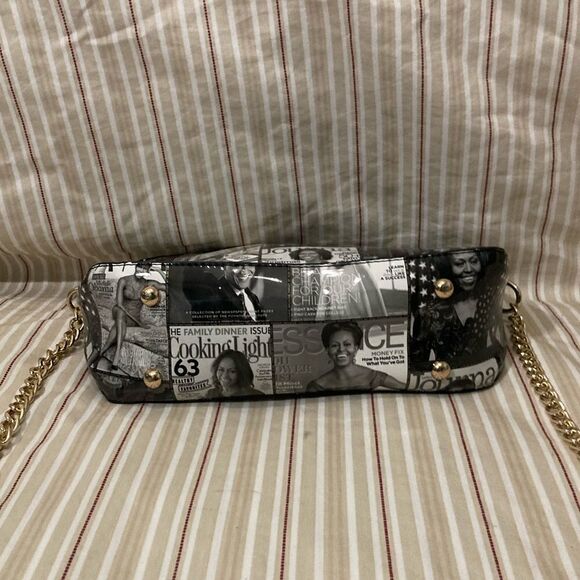 Michelle Obama Magazine Collage Purse - Picture 7 of 10
